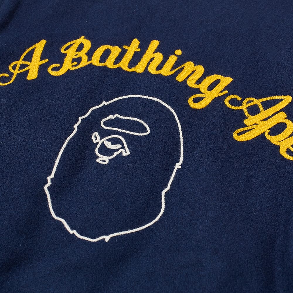 a bathing ape varsity jacket