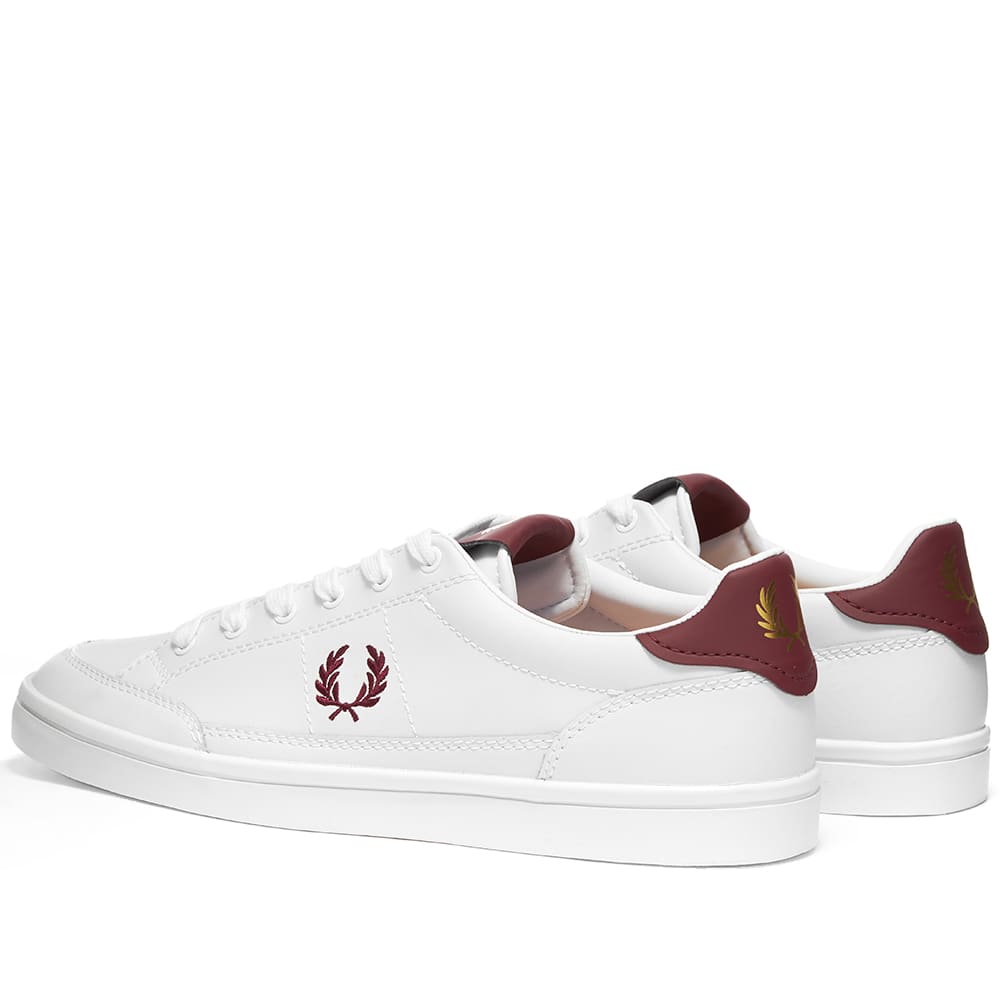 fred perry deuce leather white