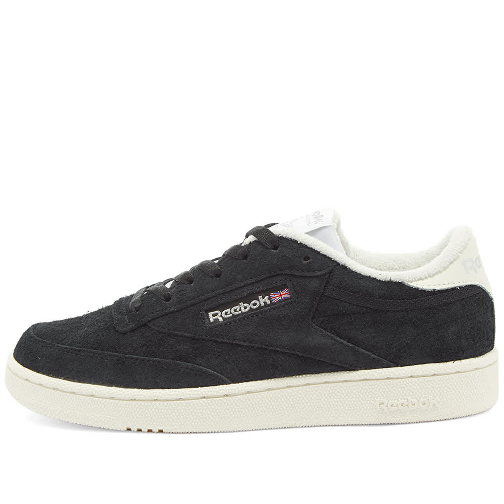 reebok club c 85 black and white