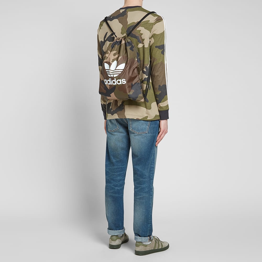 Adidas Camo Gym Sack Blanch Cargo & White END. (US)