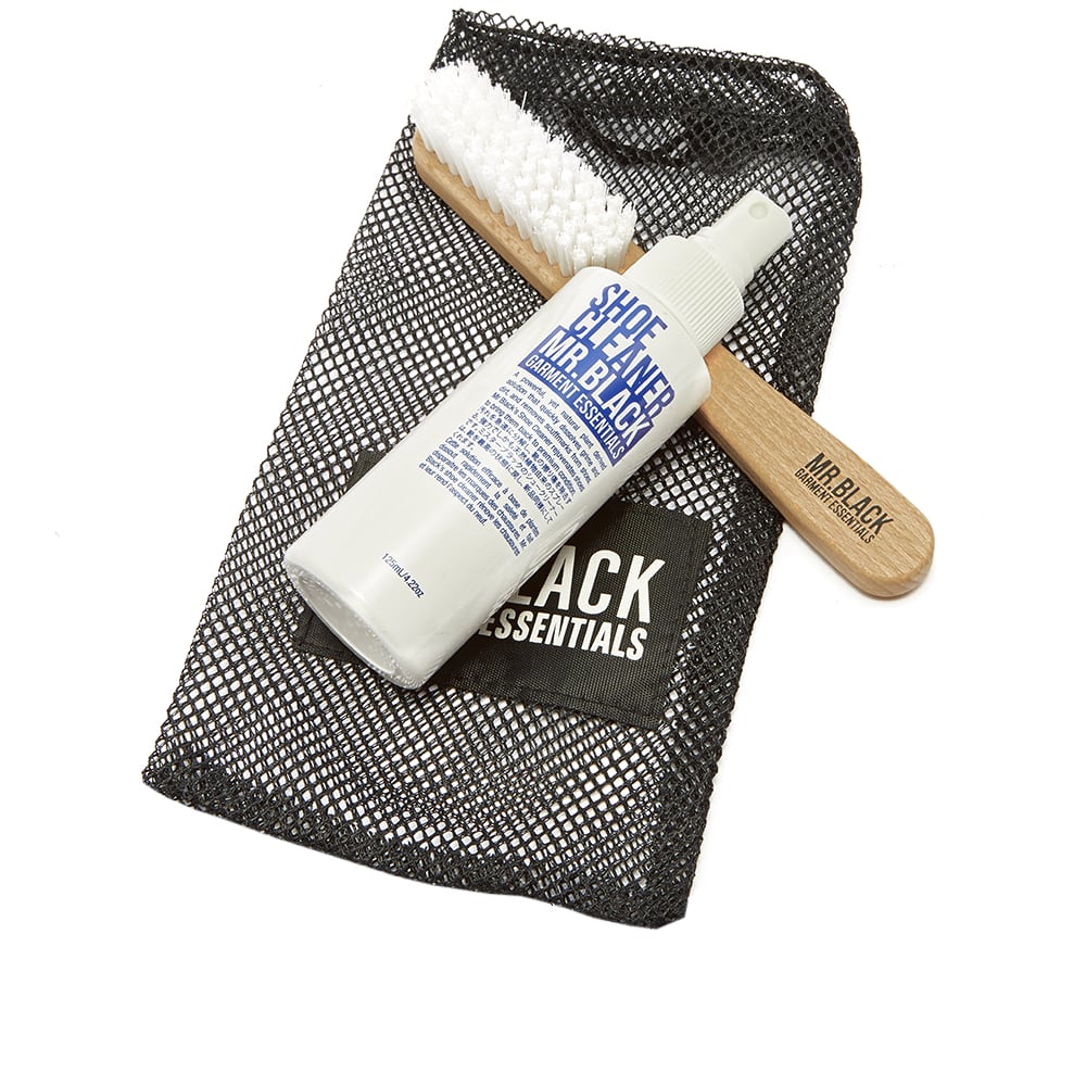 Mr. Black Garment Essentials Shoe Cleaner & Brush Set 125ml END. (NL)