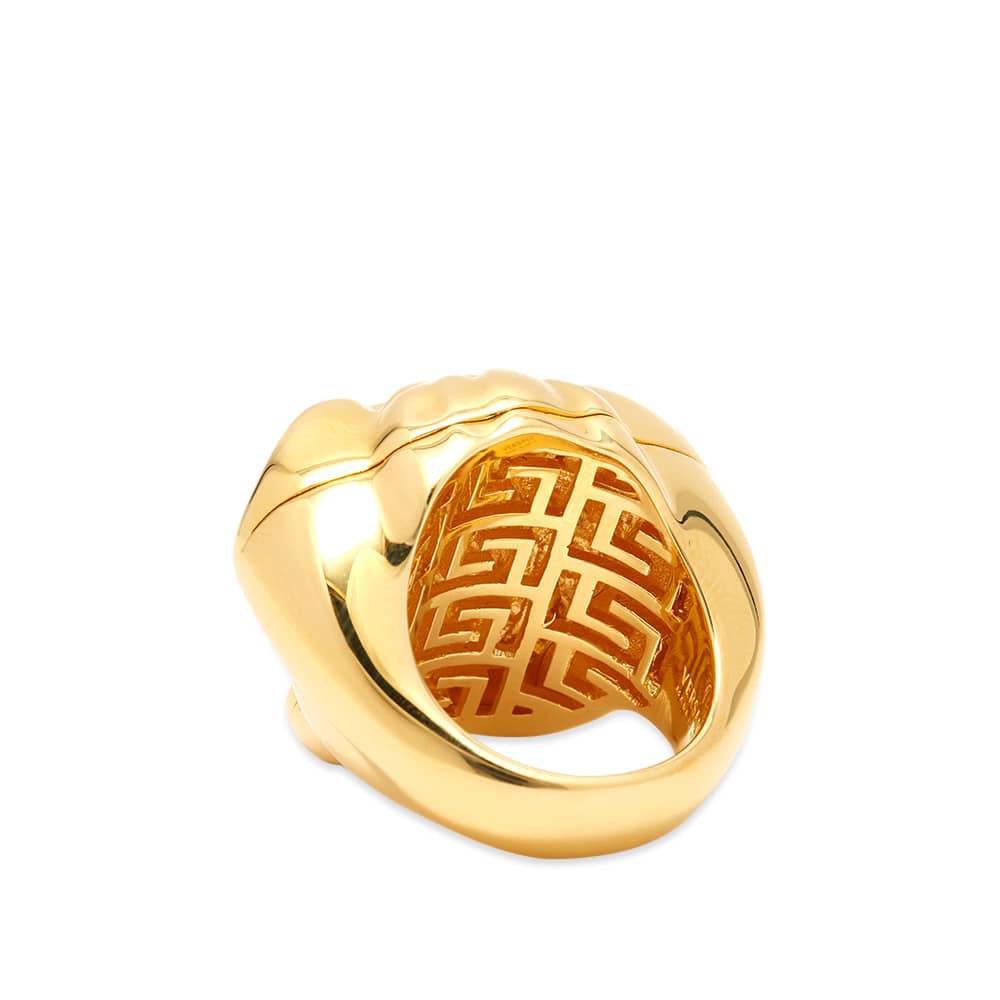 Versace ring medusa head clearance