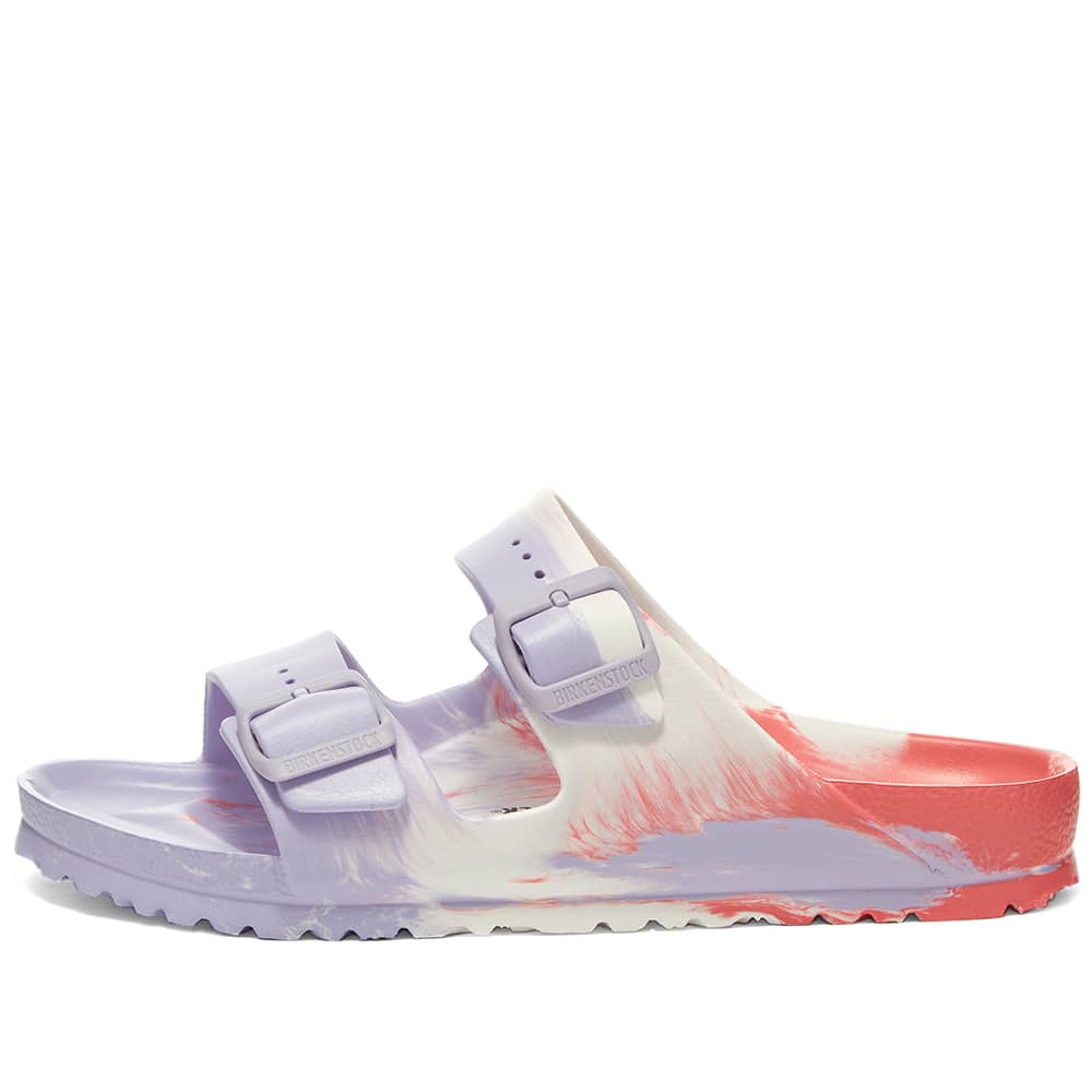 birkenstock arizona eva purple fog