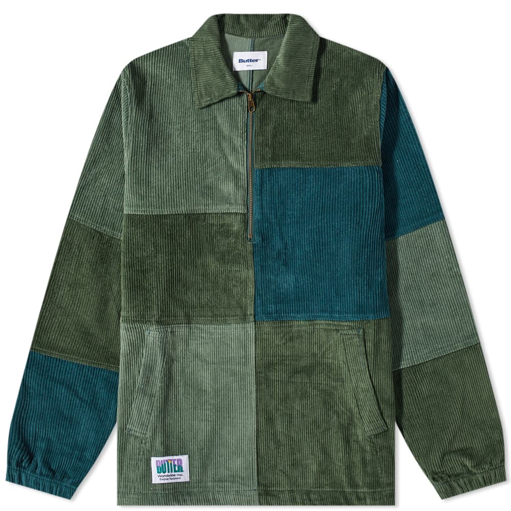 Butter Goods Cord Patchwork Pullover Jacket Foliage END. (US)