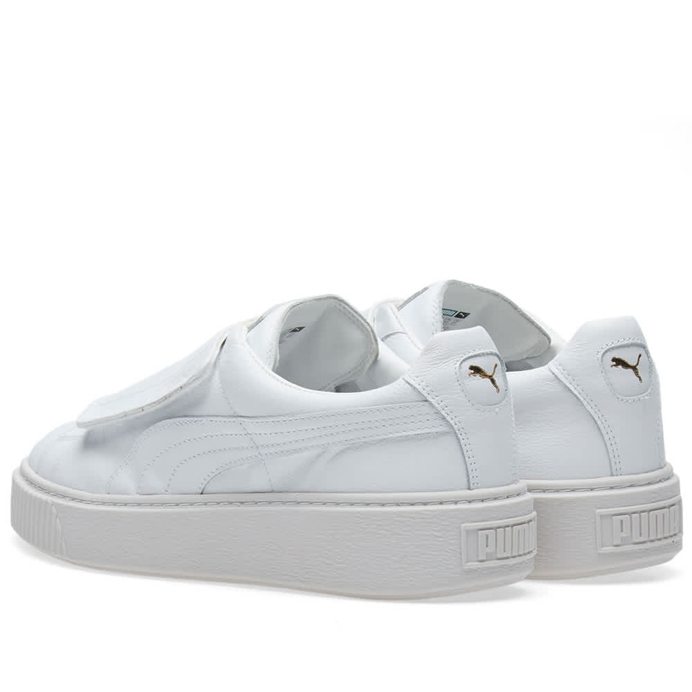 puma basket platform strap