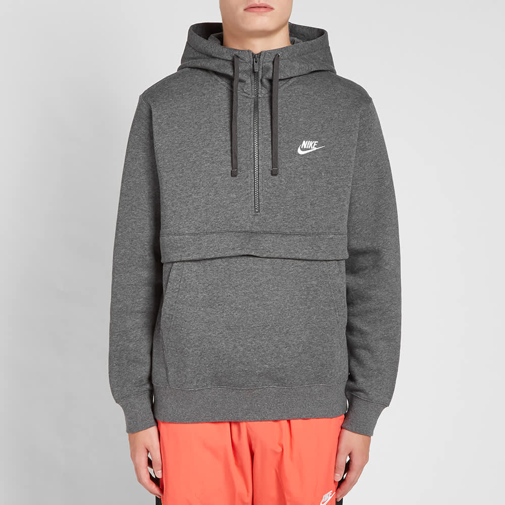 nike half zip with hood