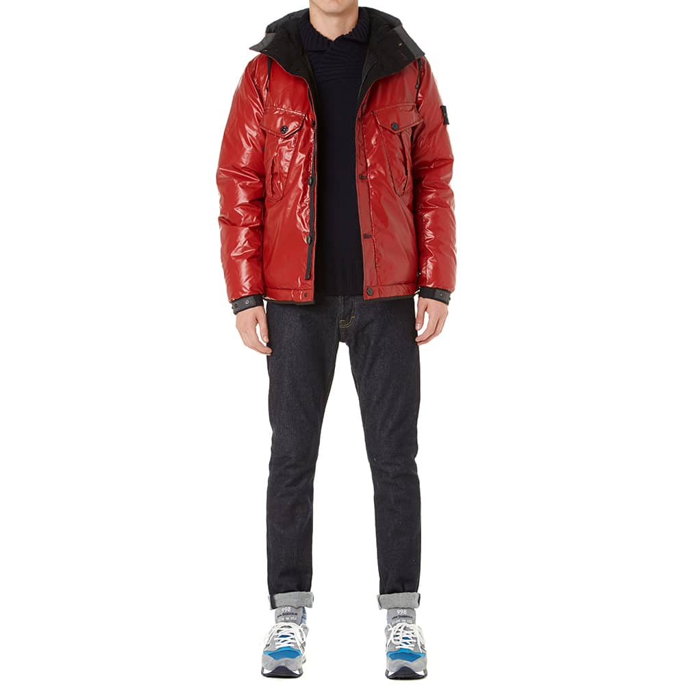 Stone Island Ice Jacket Burgundy | END. (KR)