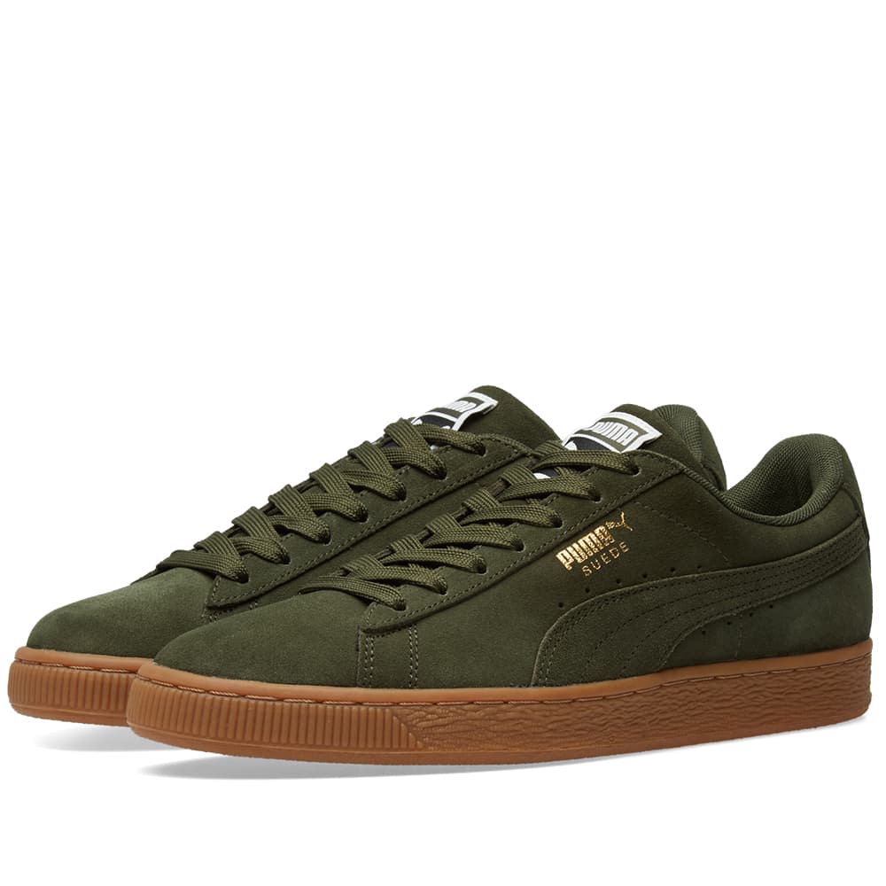 puma suede classic forest night