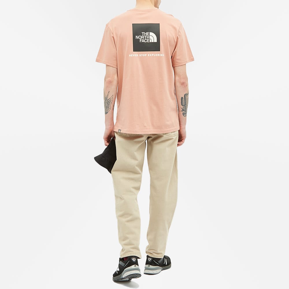 The North Face Red Box Tee Pink Clay Tnf Black End The North Face Red Box Tee Pink Clay Tnf Black End