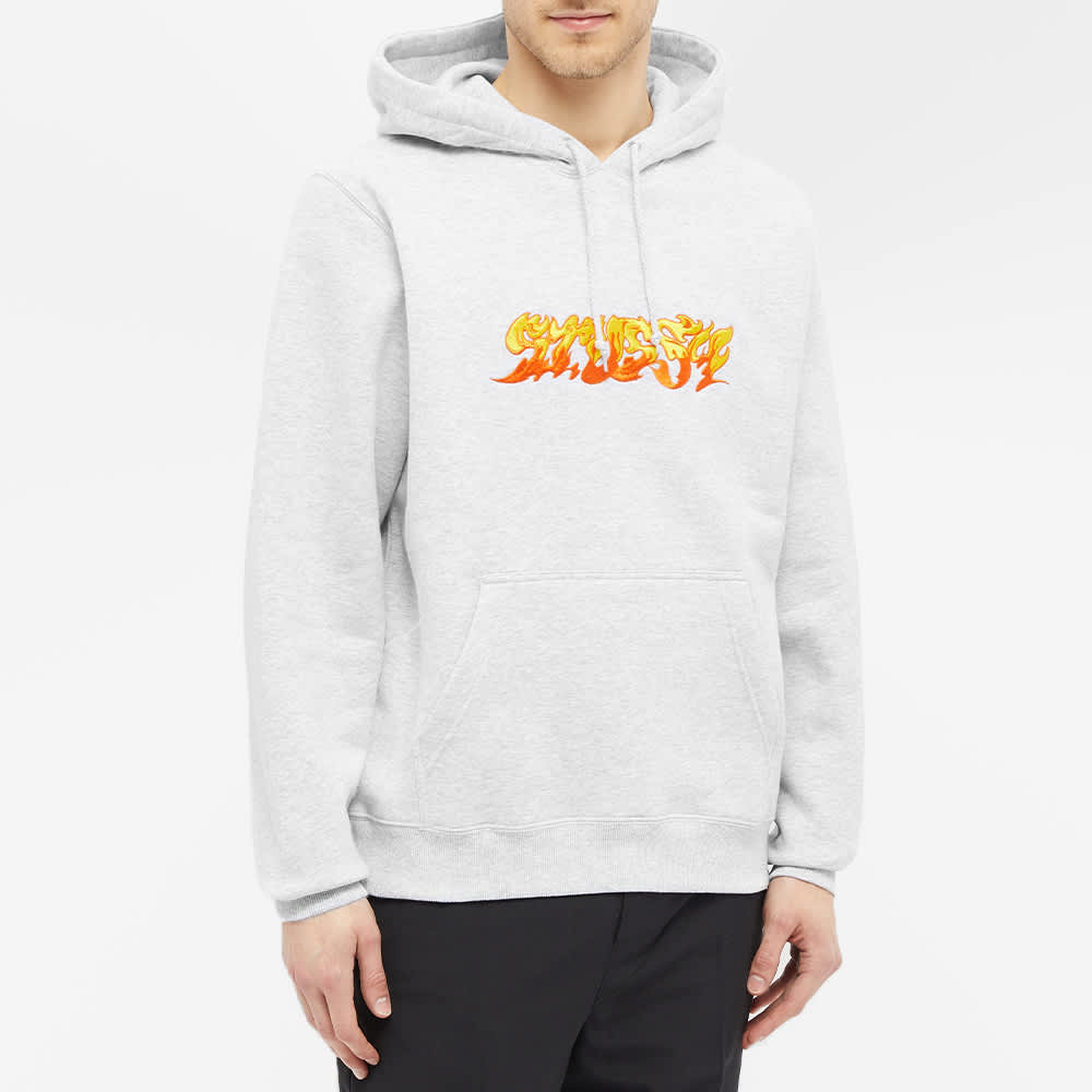 Stussy fire hoodie Clearance