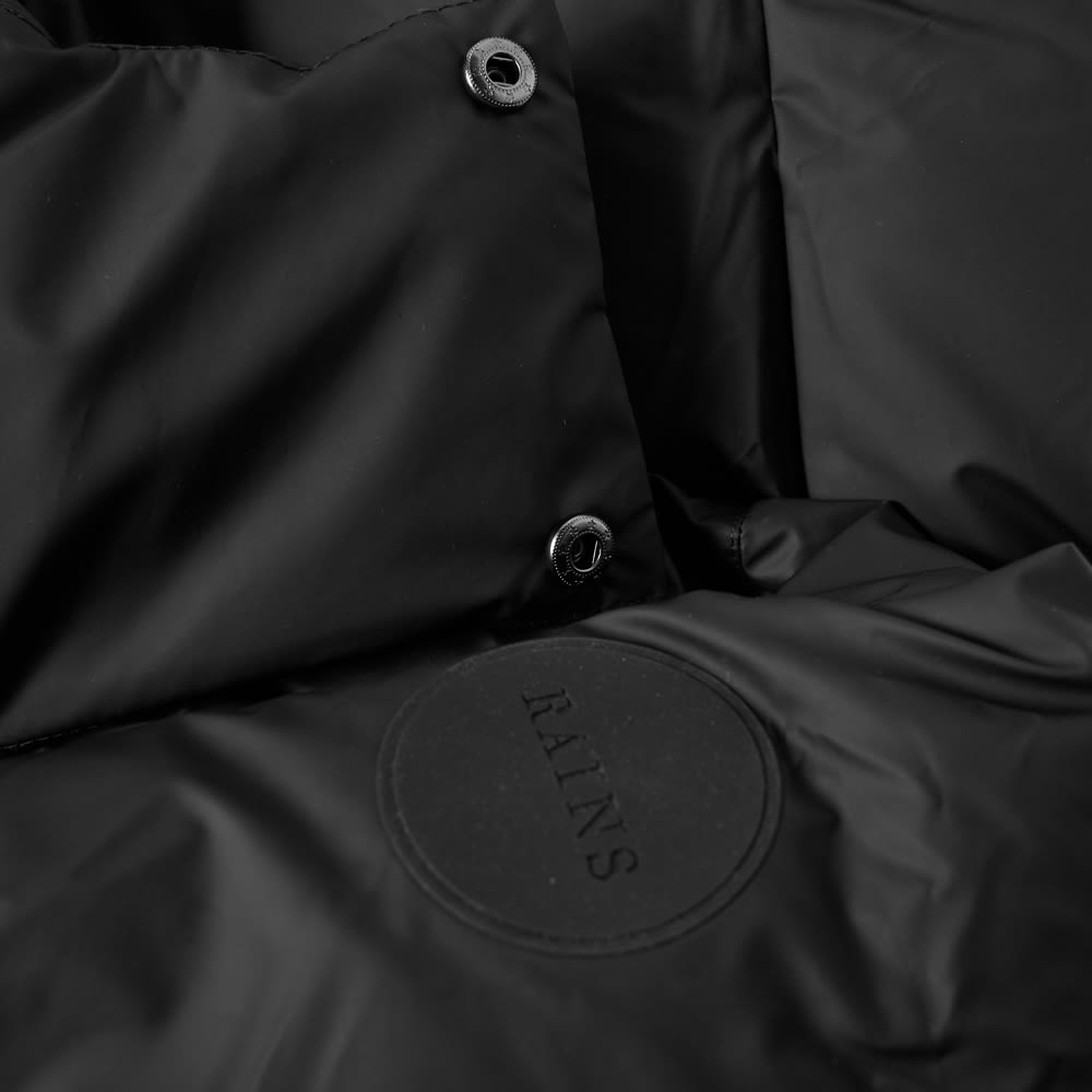 rains hooded puffer coat