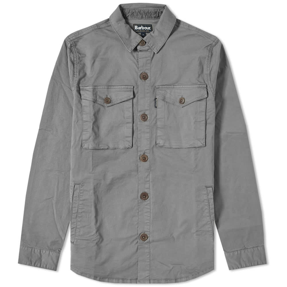 Barbour Hali Overshirt Slate Grey END.