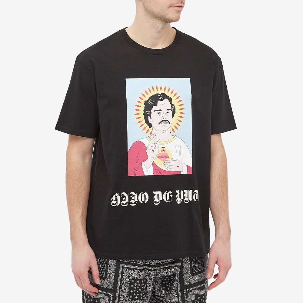 As Colour Heavy Tee Wacko Maria Washed Heavy Crew Neck Colour Tee Black | END.