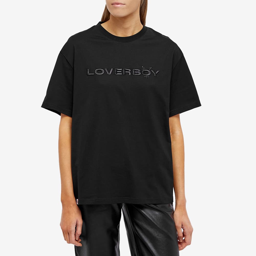 Charles Jeffrey Loverboy Logo Short Sleeve Tee Black END. (AU)