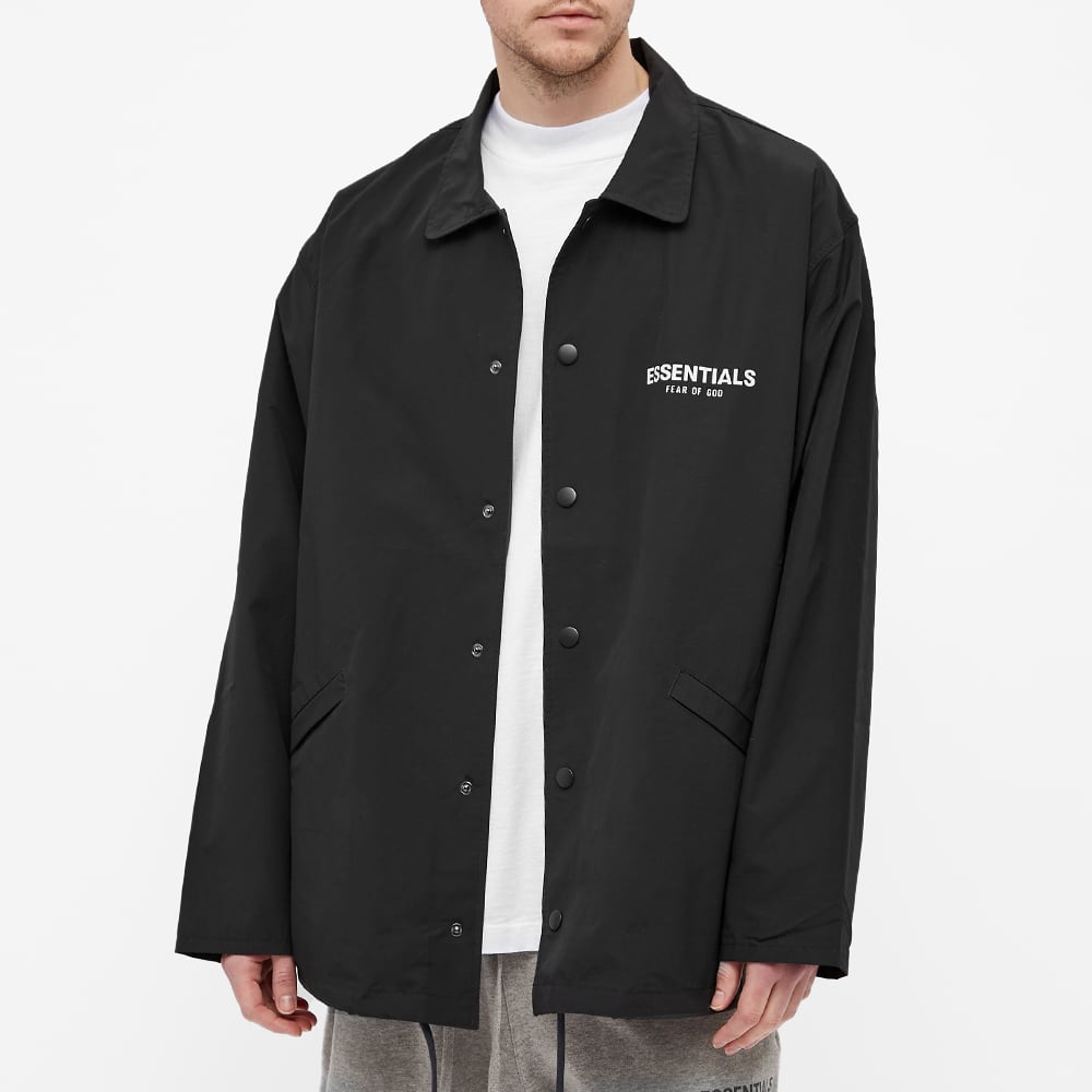 Fear of God ESSENTIALS Souvenir Coach Jacket Black END. (CN)