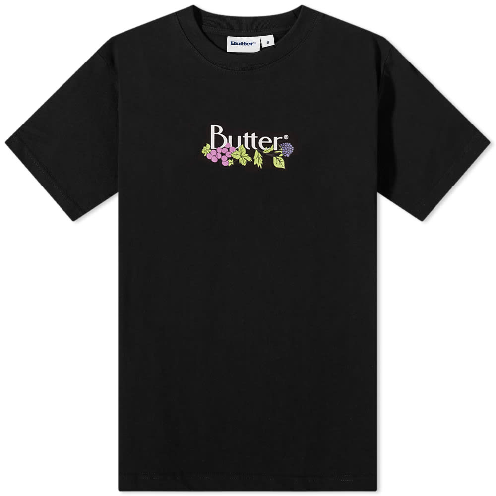 Butter Goods Vine Classic Logo Tee Black END. (Global)