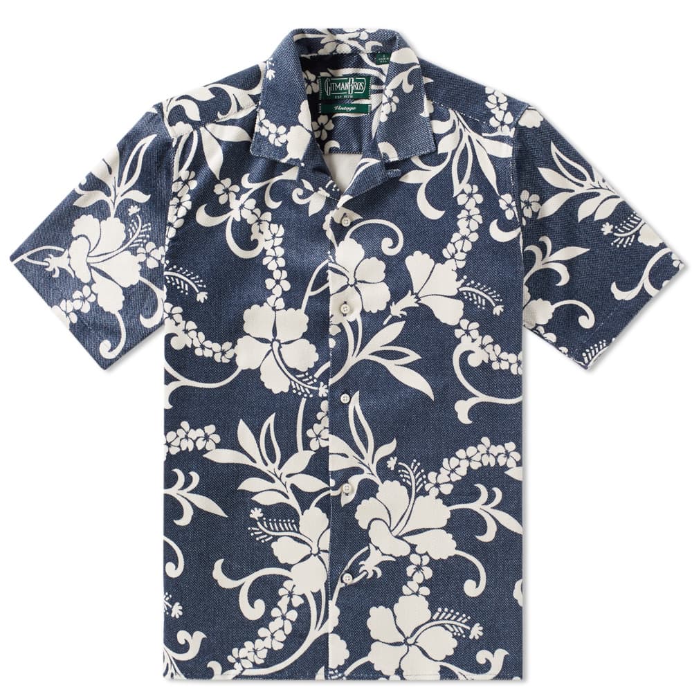 Floral bowling shirt clearance