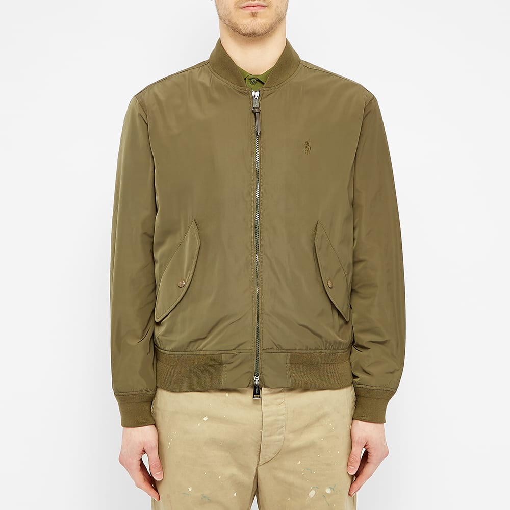 ralph lauren olive polo