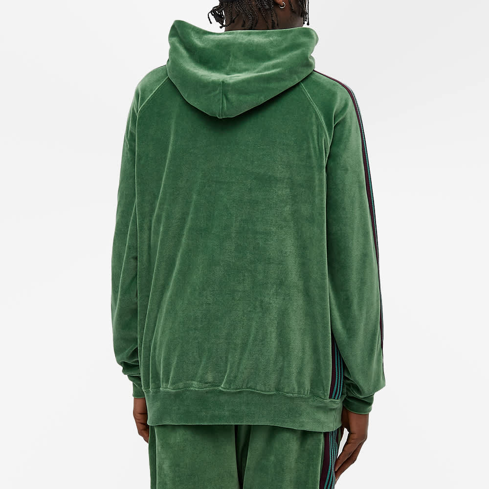 Needles Velour Popover Hoody Green | END. (Global)