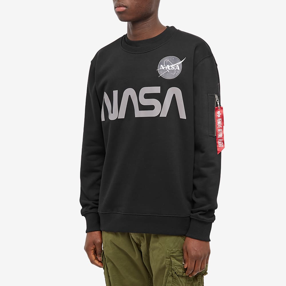 Alpha industries nasa black Clearance