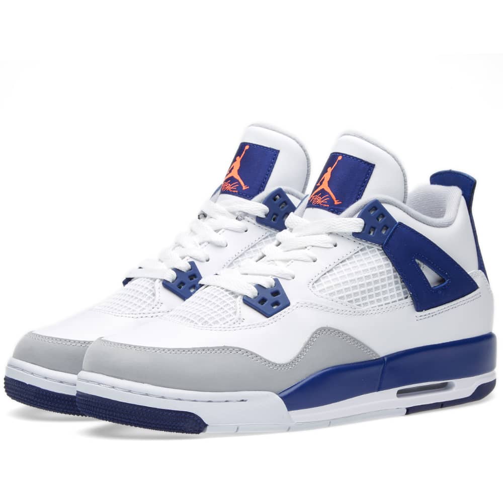 nike air jordan retro blue and white
