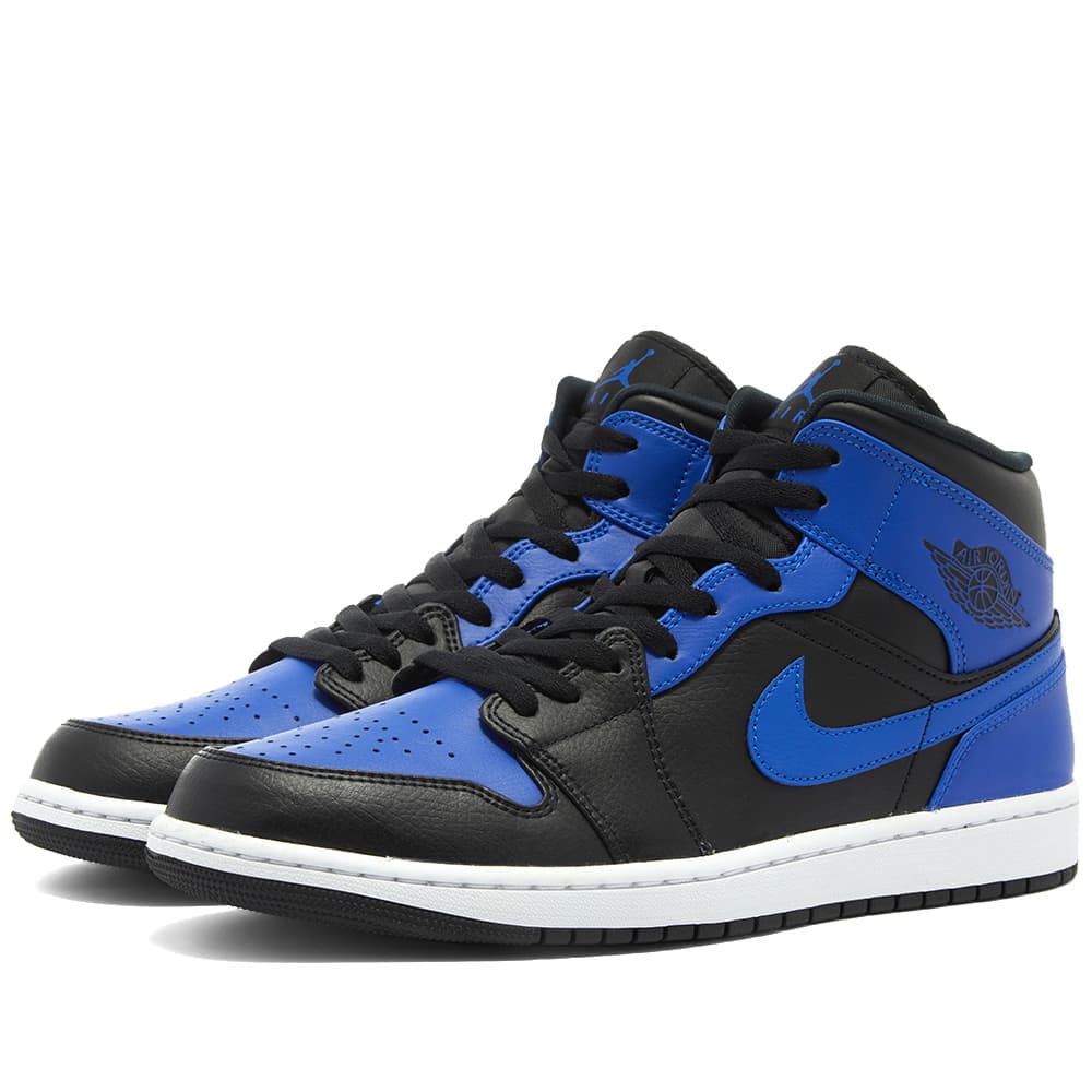 jordan 1 mid black royal
