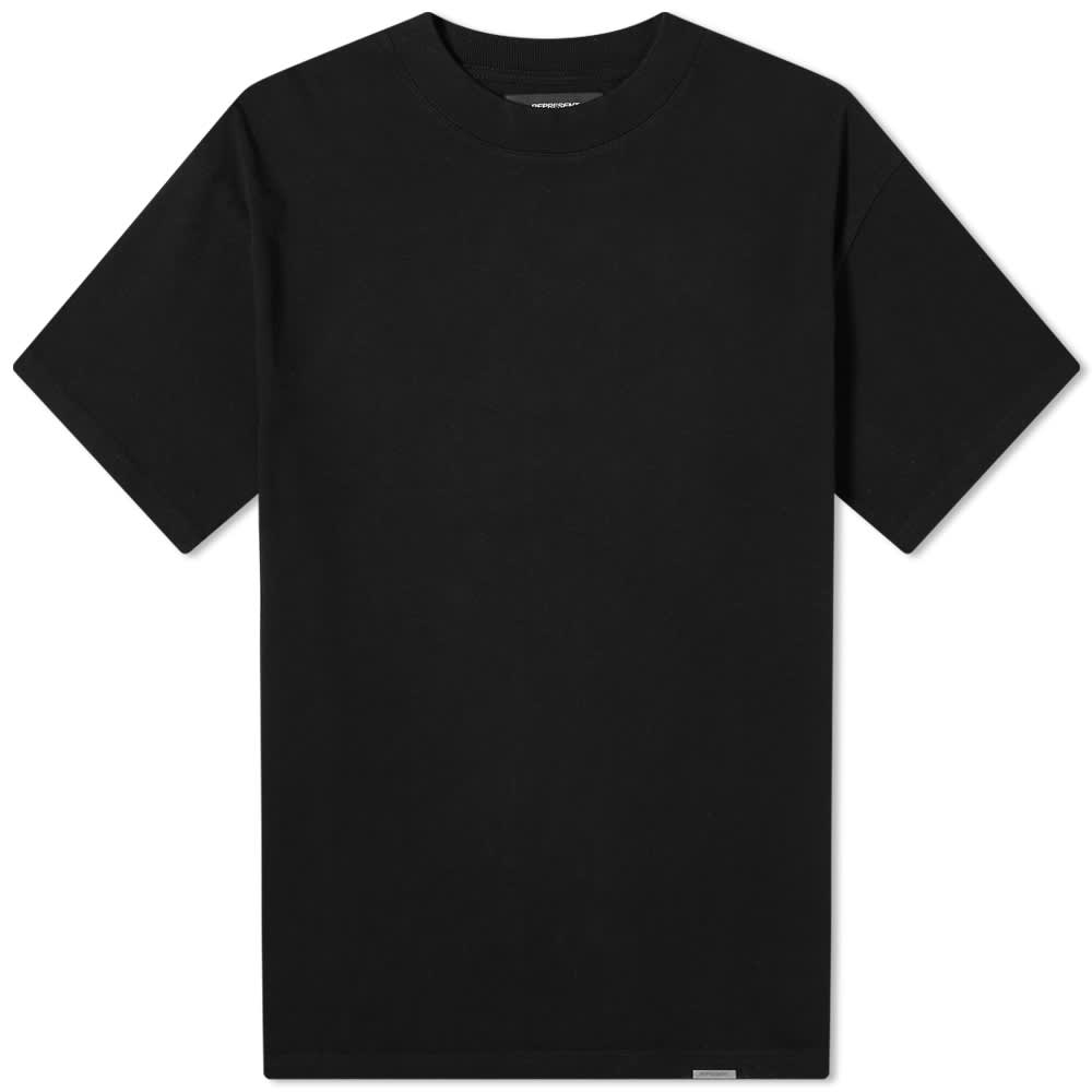 black blank tee