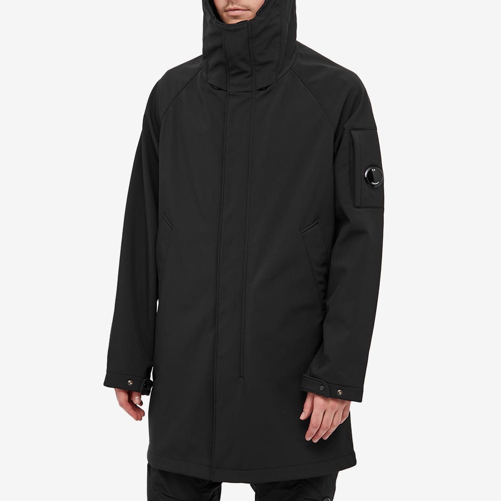 cp company fur trim parka