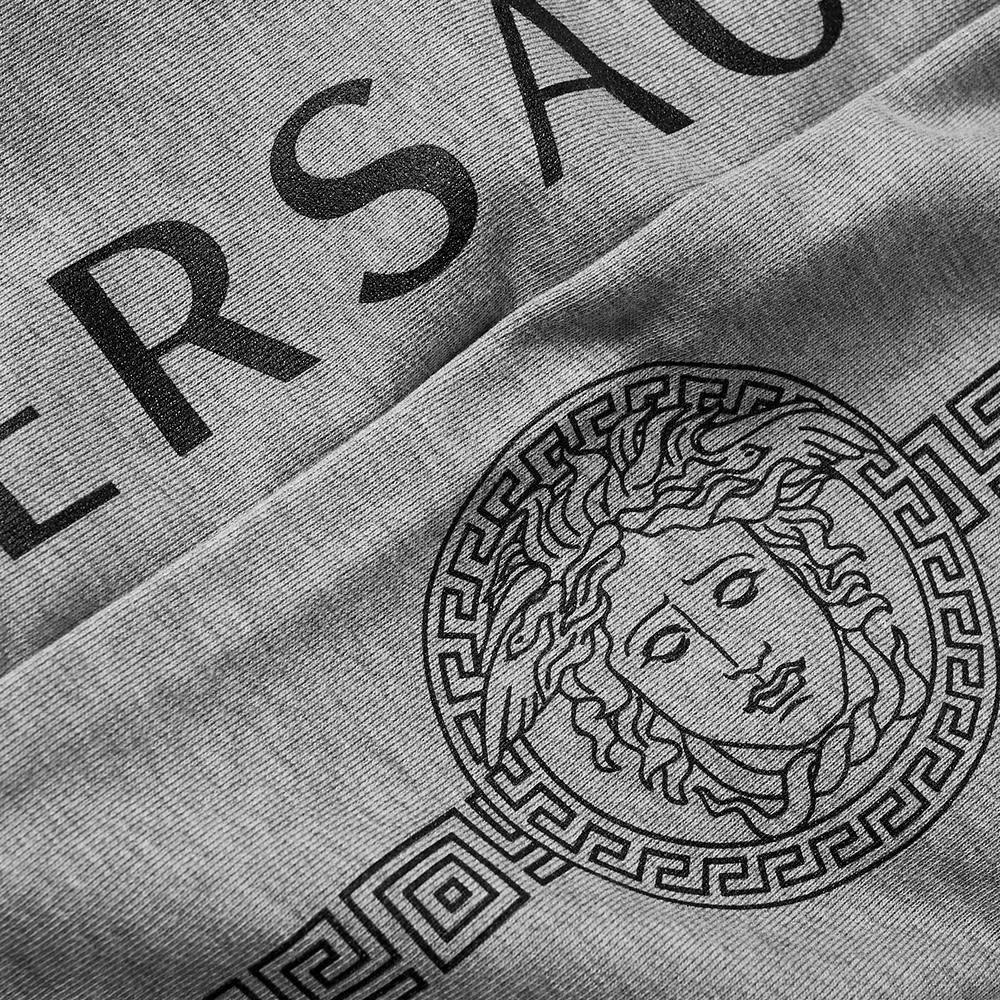 Versace Printed Logo Sweat Pant Grey & Black | END.