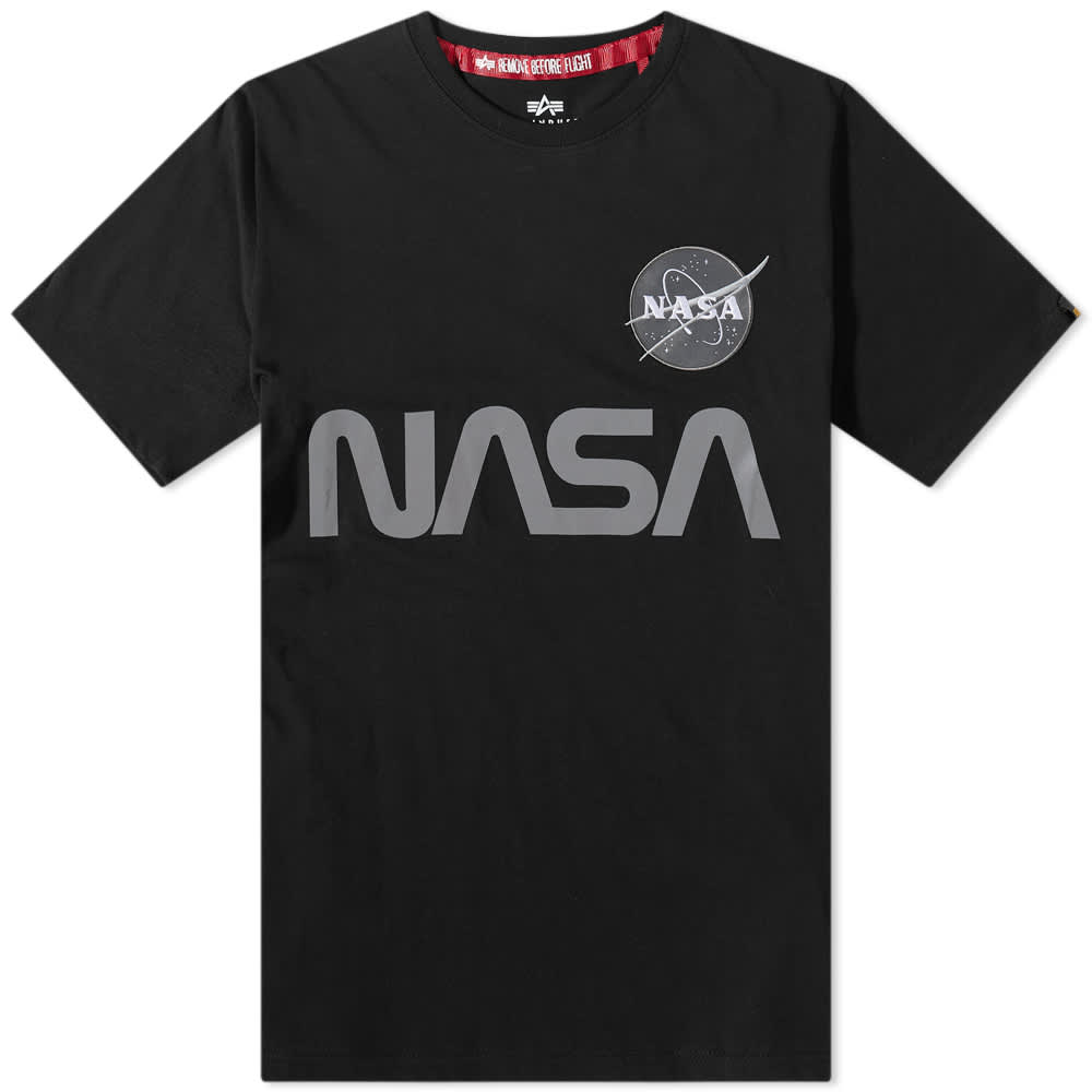 Alpha industries nasa black Clearance