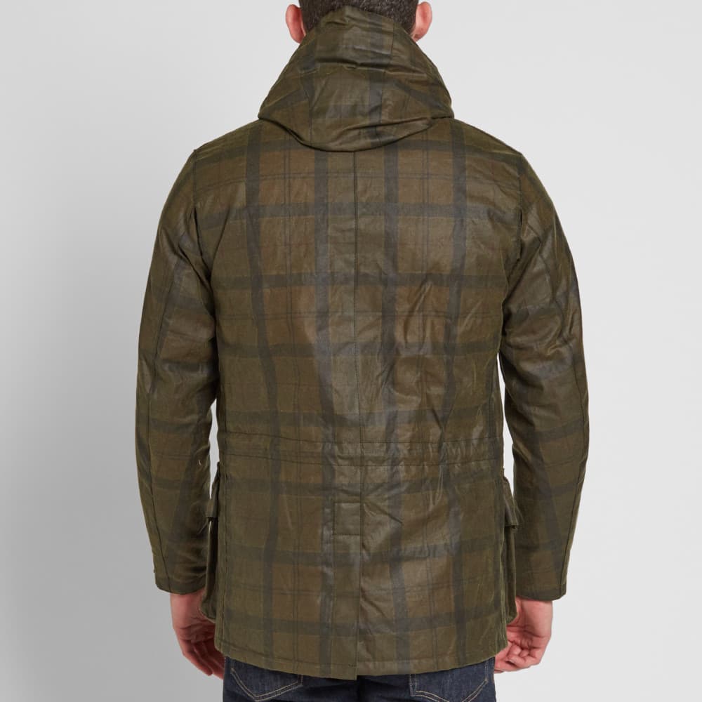 Barbour Seven Beattock Wax Jacket Fern Tartan END. (UK)