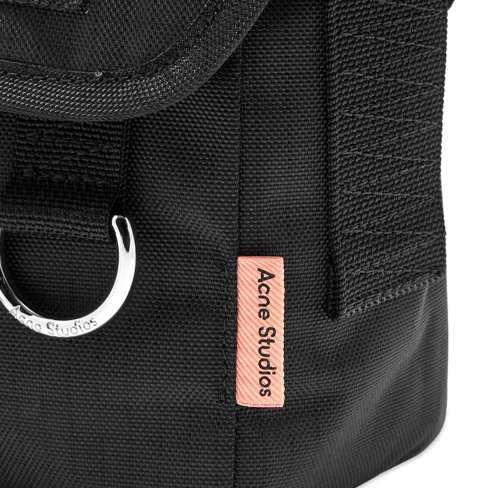 Acne Studios Post Ripstop Mini Messenger Bag Black END. (US)