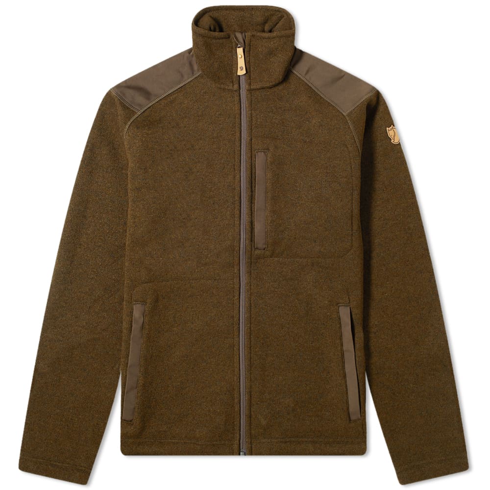 fjällräven koster sweater dark olive