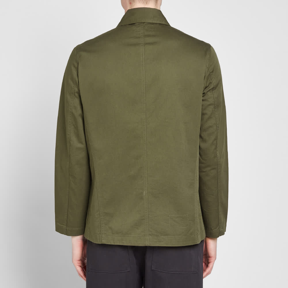 Universal Works Bakers Jacket Light Olive END.