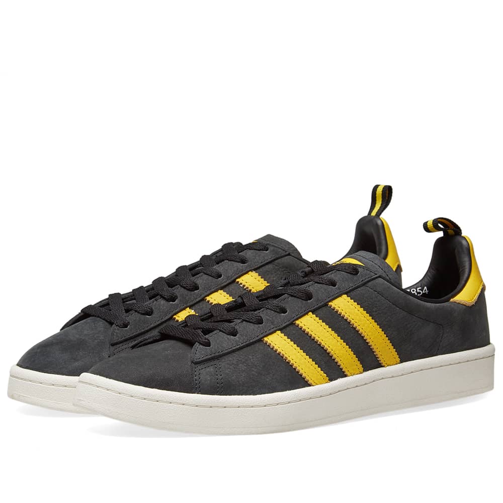 adidas campus black yellow