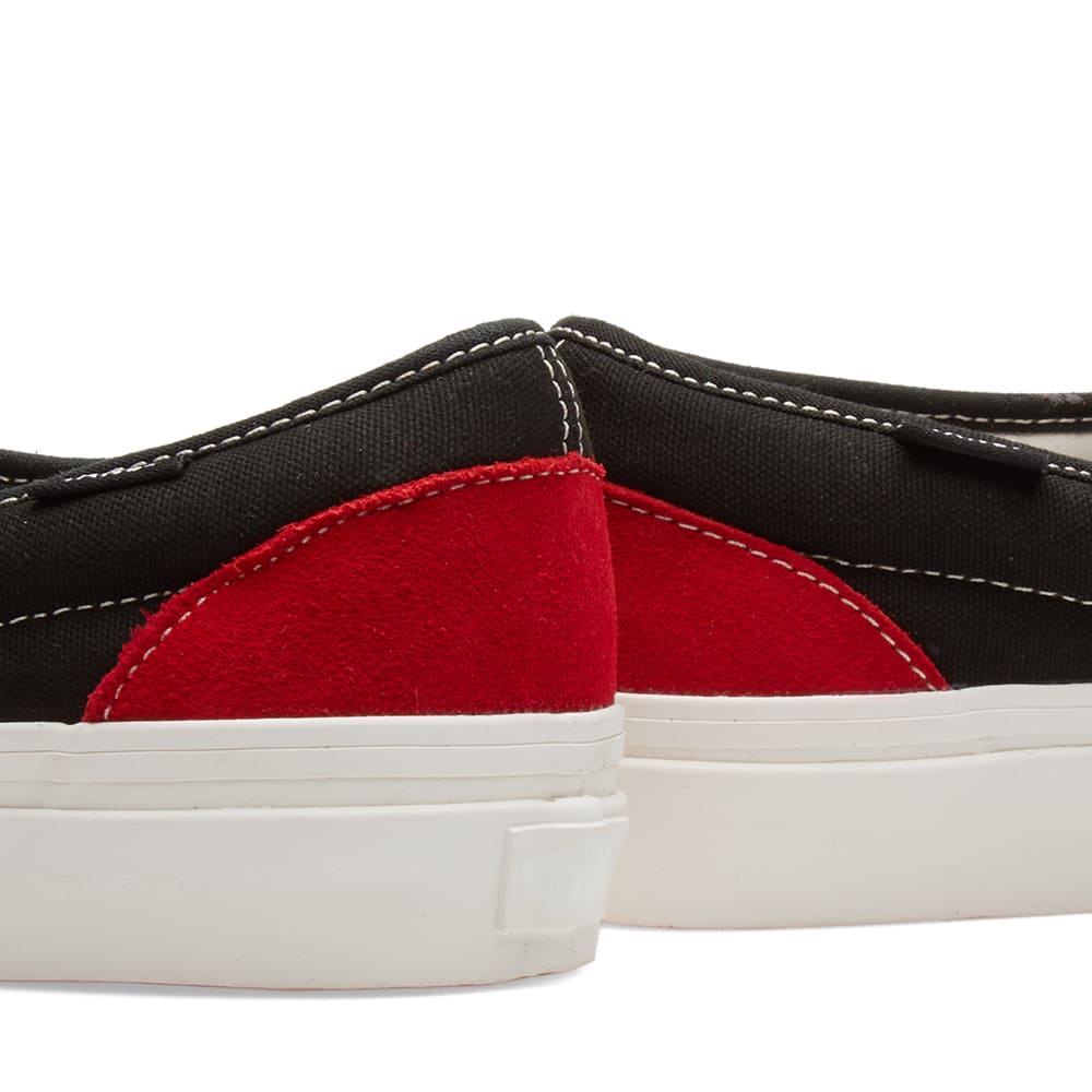 Fear of god vans slip on red clearance