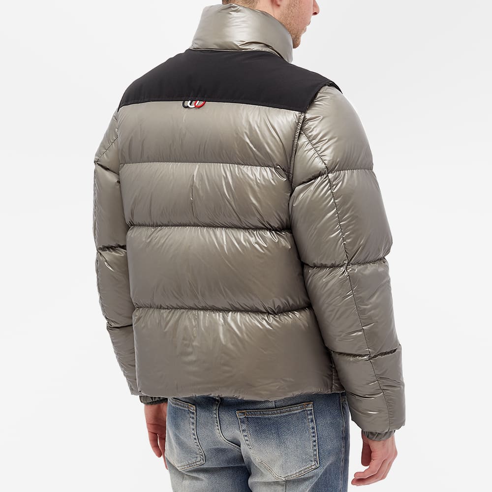 Moncler Leschaux Removable Sleeve Down Jacket Grey & Black END. (UK)