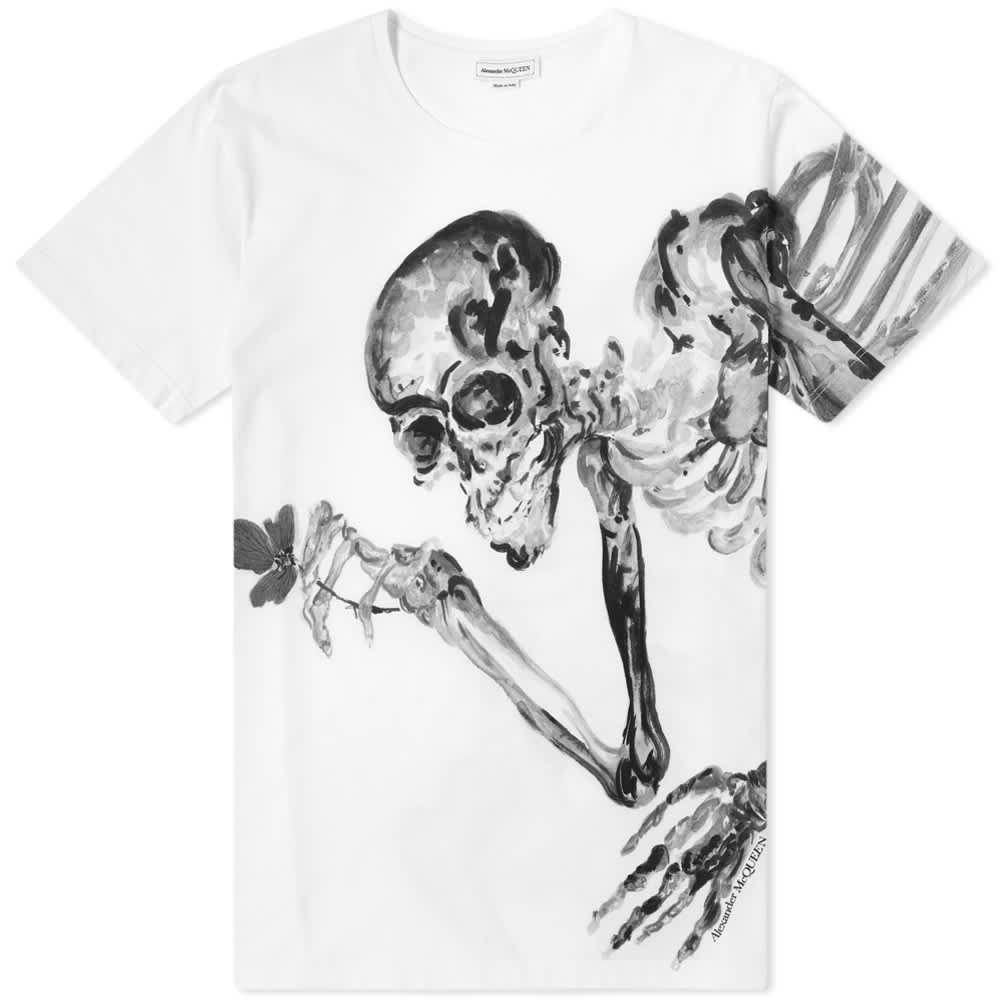 graphic skeleton tee