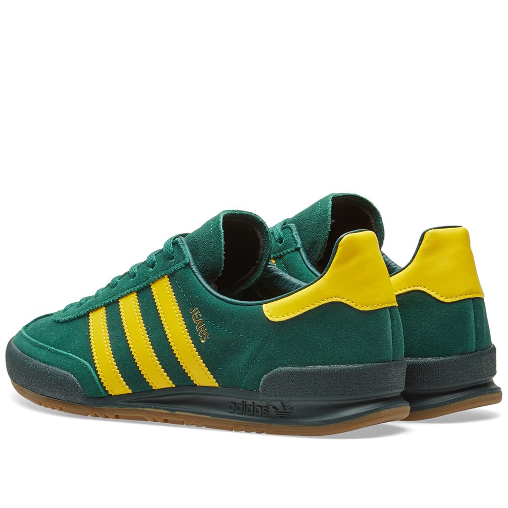 adidas jeans green and yellow