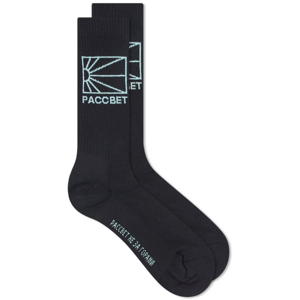 PACCBET Sun Logo Sock Black END.