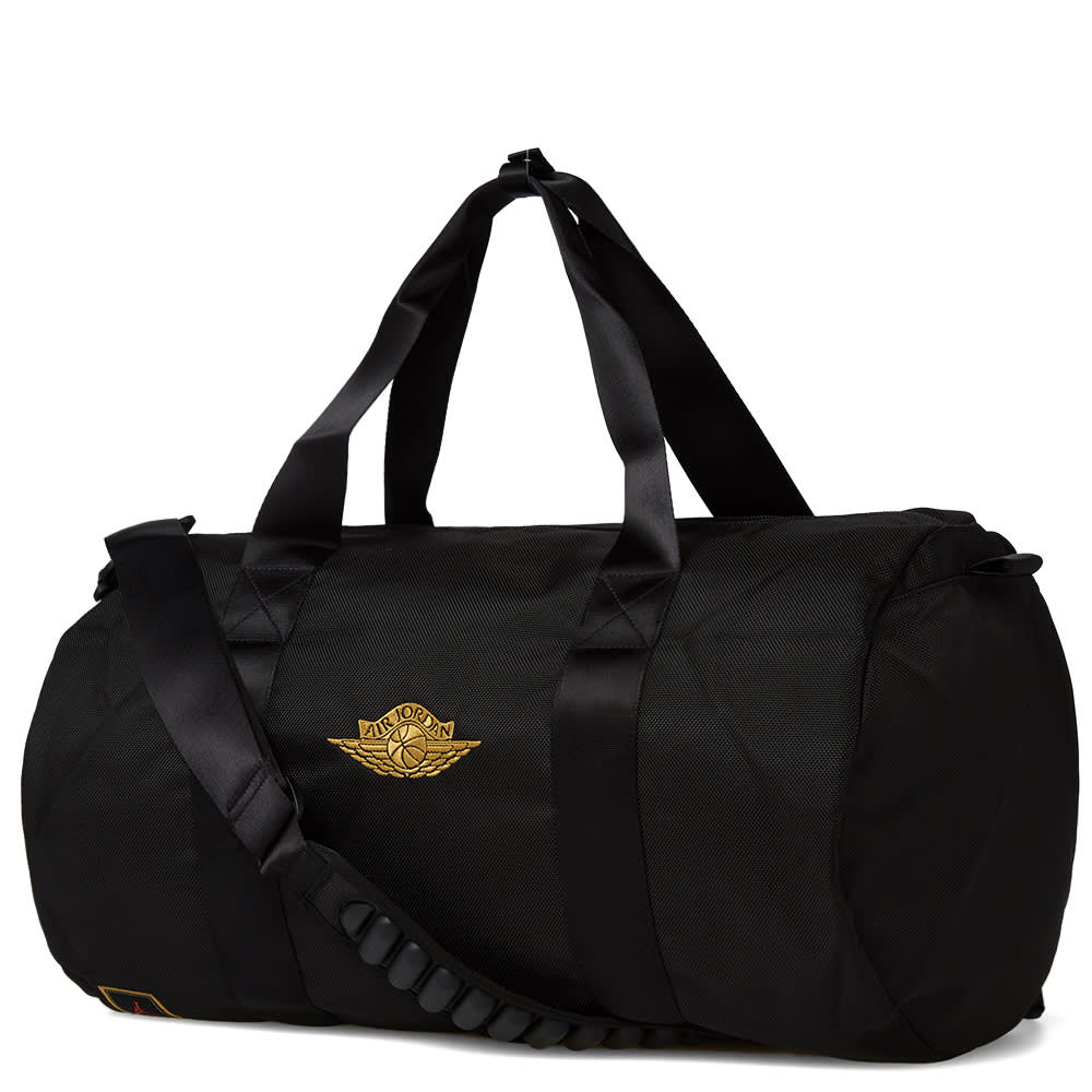 Nike Air Jordan x OVO Duffel Bag Black & Metallic Gold END. (US)