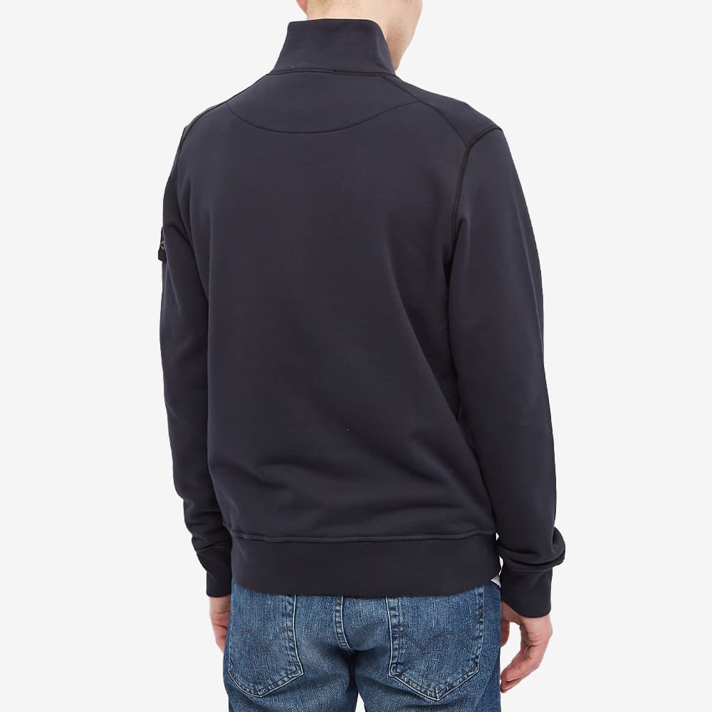 Stone Island Garment Dyed Half Zip Sweat Navy | END.