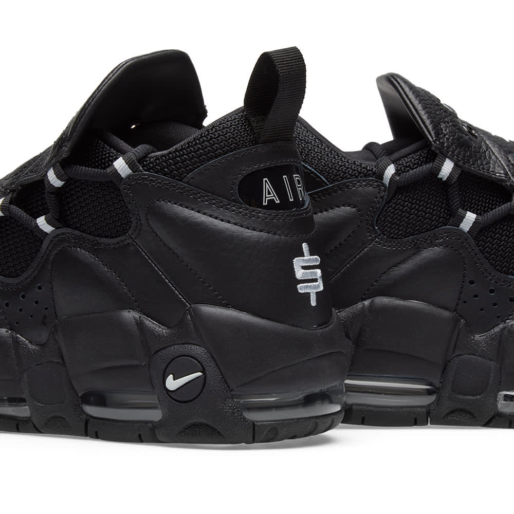air more money black metallic silver