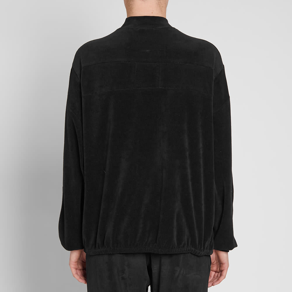 Sever Velour Embroidered Sweat Black | END.