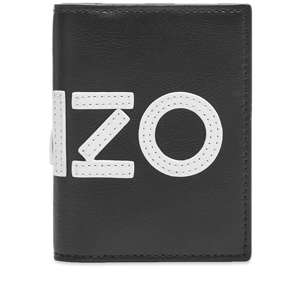 Kenzo Leather Logo Fold Card Holder Black END. (UK)