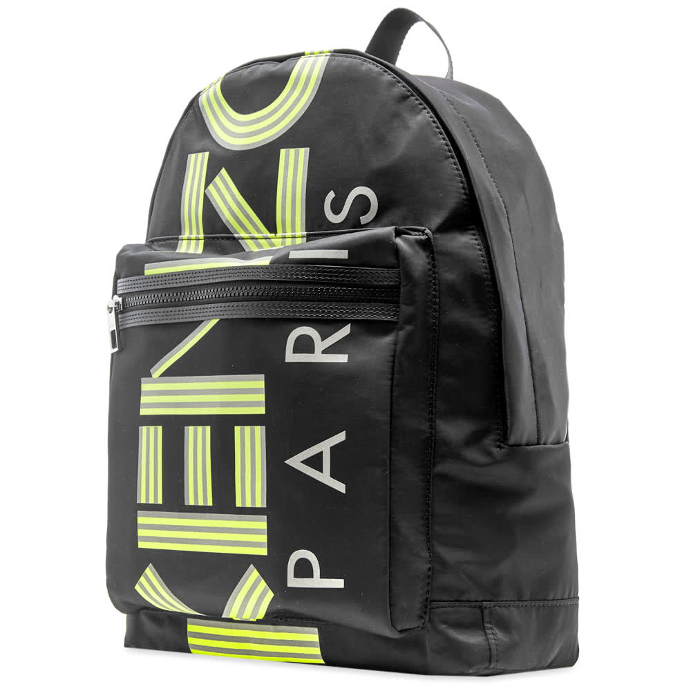 Kenzo Paris Reflective Sport Backpack Black & Neon END. (ES)