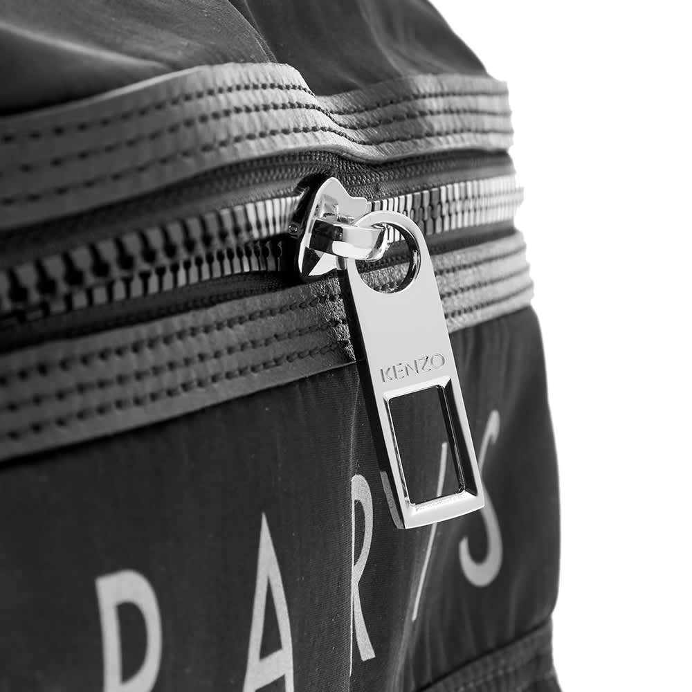 Kenzo Paris Reflective Sport Cross Body Bag Black & Neon END.