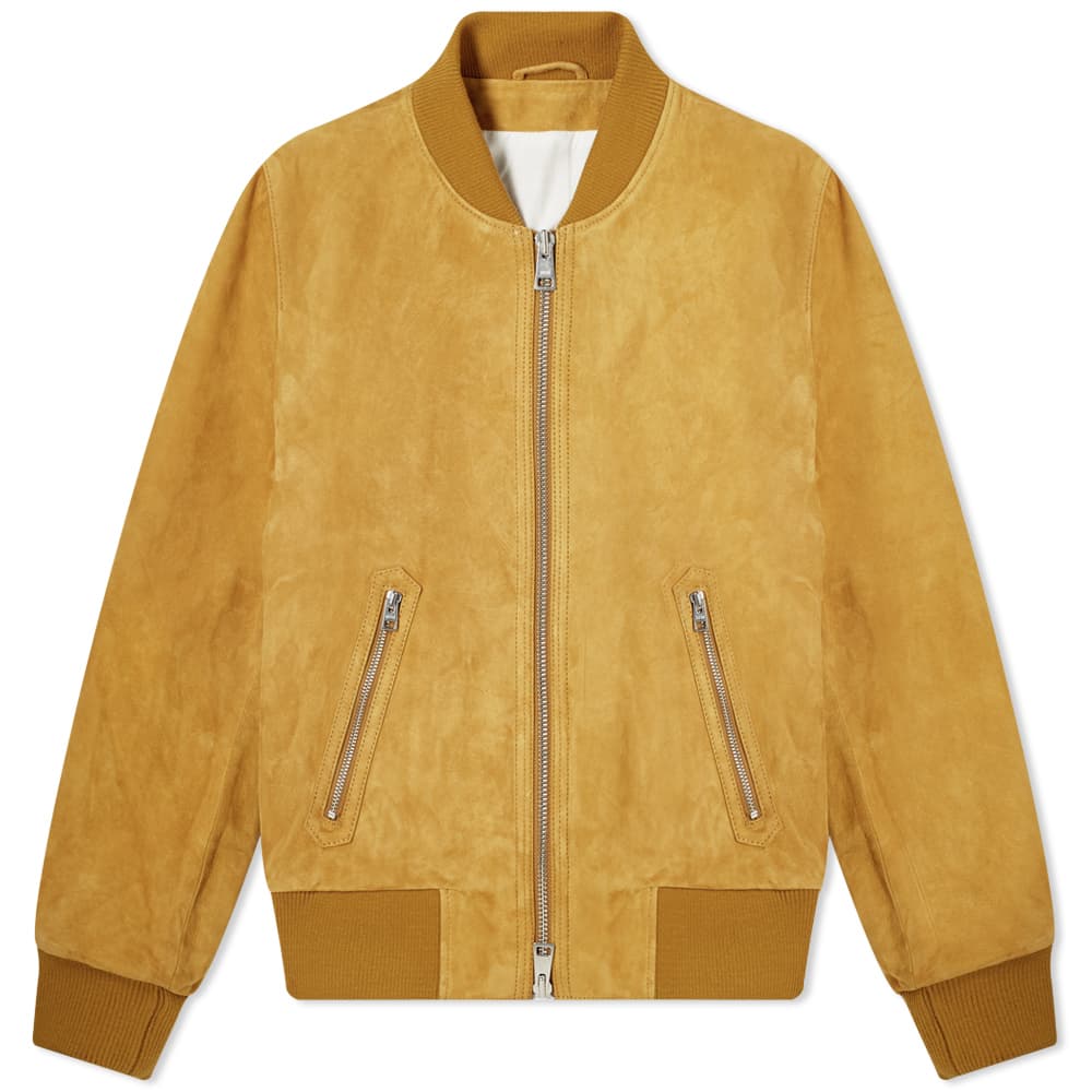 AMI Suede Bomber Jacket Bronze END. (UK)