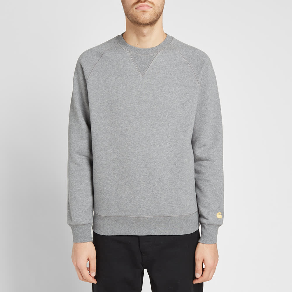 carhartt chase sweat grey