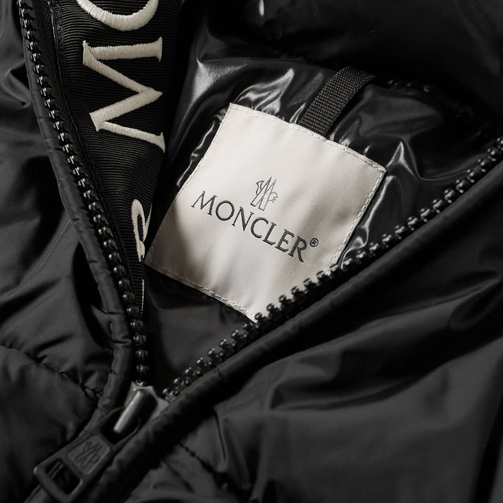 Moncler Montclar Taping Logo Hooded Down Jacket Black END. (US)